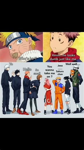 Gojo team and Kakashi team