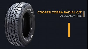 Cooper Cobra Radial GT Ultra High Performance Tire - 185/60R14 82T SL