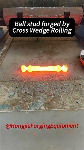 Forging ball stud produced by Cross Wedge Rolling #forging#crosswedgerolling#metalforming#ballstud