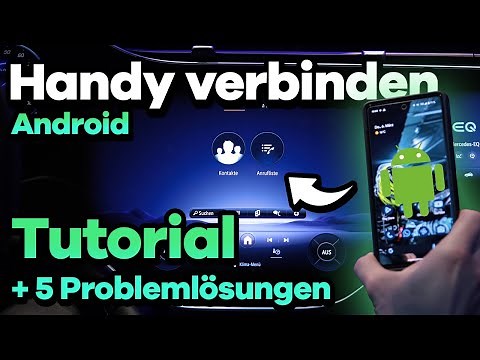 Connecting an Android phone | 5 problems + solutions, tutorial in Mercedes MBUX