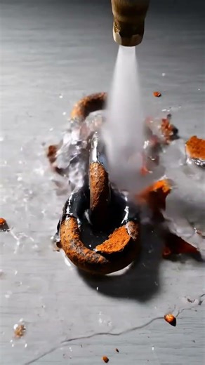 Rusty Chain Restoration | Satisfying Rust Removal Transformation #shorts #viral #cleaning #relaxing