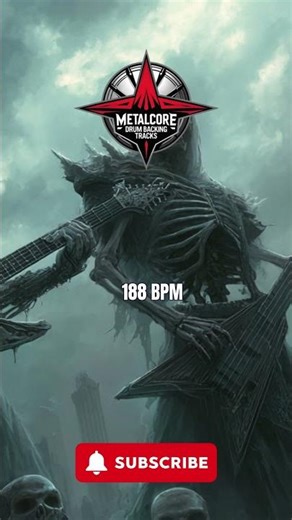 188 BPM Metalcore Drum Track – Aggressive and Fast