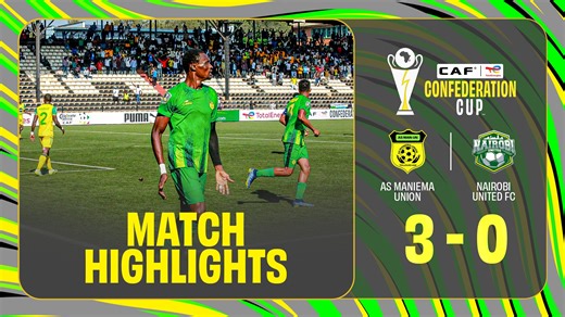 🎞️ Match Highlights: Three goals from AS Maniema Union at home vs Nairobi United FC! ⭐ #TotalEnergiesCAFCC | TotalEnergies CAF Champions League & Confederation Cup