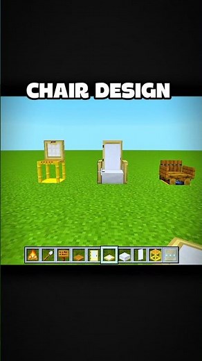 3 EPIC Minecraft Chair Ideas You NEED to Build! 🪑✨