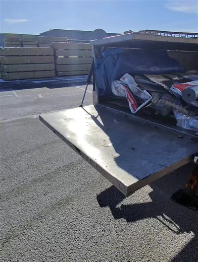 Loading up shingle materials at the lumberyard #pov #metaglasses #construction #smallbusiness