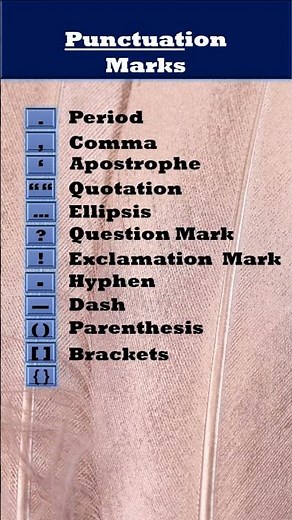 Learn English Punctuation in 1 Minute | Grammar Quick Guide