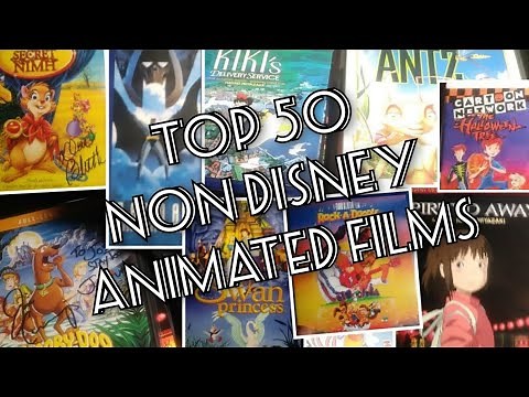 Top 50 (Non Disney) Animated Movies In My Collection