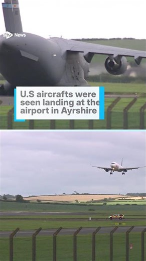 Major operation at Prestwick Airport ahead of Trump visit #USA #Scotland #DonaldTrump