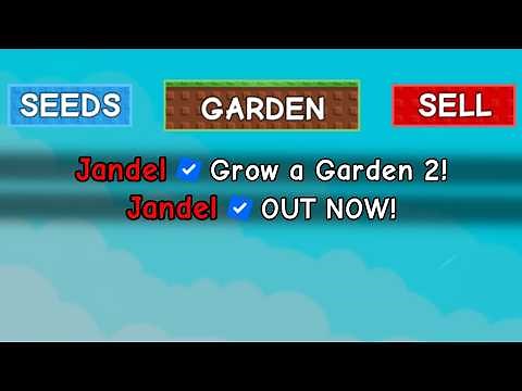 Jandel MADE a NEW SECRET Garden GAME... and It's INSANE!