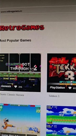 Interessante Webseiten! Retro-Games online spielen! https://www.retrogames.cc/