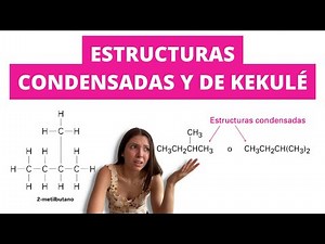 Aprende a dibujar estructuras CONDENSADAS y de KEKULÉ (¡facil y rapido!)