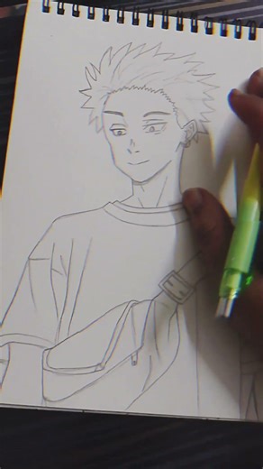 Most Handsome Anime boy sketch #shorts