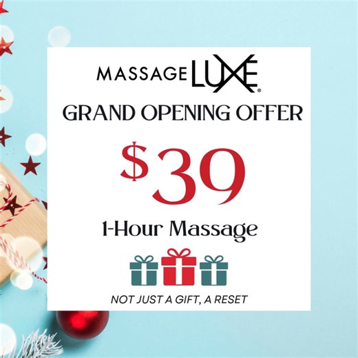 🔥 NOW OPEN! 🔥 MassageLuXe Watertown is officially open! Celebrate with our Grand Opening Special of a 1-hour standard massage for just $39! Limited time offer! | MassageLuXe - Watertown, MA