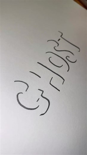 Mastering the Art of Ghost Calligraphy in Your Sketchbook