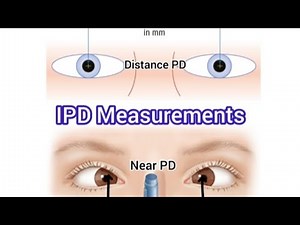 IPD Measurements || Inter-pupillary Distance || Distance PD || Near PD