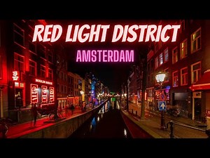 Night Walk on Red Light District / Amsterdam