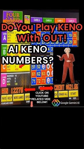 AI KENO HACK-Casinos DON'T Want Viral! #shorts #keno #gaming #youtubeshorts #slot #spanish #ai