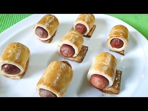 PIGS IN THE BLANKET || VIENNA SAUSAGE ROLLS RECIPE || SAUSAGE ROLLS