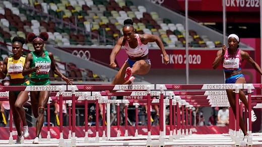 How tall are the hurdles at Olympic races?