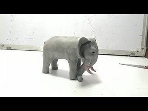 How To Make Clay Elephant | Clay elephant | Clay Animals | clay animals making