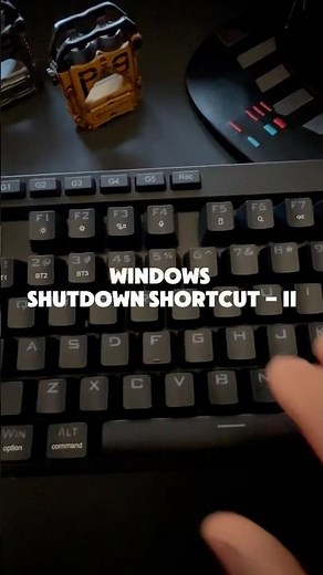 Windows shutdown Alt F4 Enter #asmr #computer #tricks
