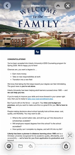 From counselor to future Dr. 💕 I’m officially starting my PhD in Marriage and Family Counseling! Becoming a counselor has been one of the greatest blessings of my life — and now, I get to take it even further. So much hard work, prayer, and passion behind this moment. Here’s to growth, purpose, and helping more families heal. 💫 God willing in 3 years my name will officially be Dr. Itzel Hernandez, MS., LPC #fypシ #doctoratedegree #therapistsontiktok #momsoftiktok #educatedqueens👑
