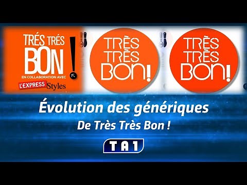 Évolution des génériques de Très très Bon !