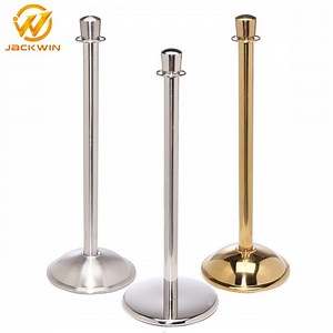 [Hot Item] Stainless Steel Queue Line Retractable Belt Stanchion