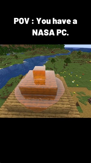 Using NASA PC for Minecraft #minecraft #minecraftrealistic