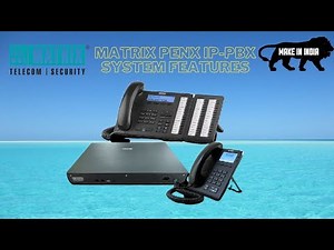 MATRIX PENX6SAC IP-PBX SYSTEM FULL FEATURES DETAILS IN HINDI