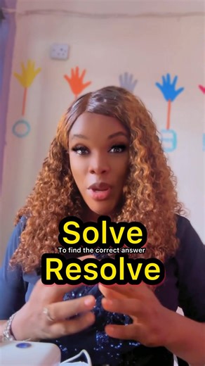 Solve vs Resolve. Difference in English | Eke Precious