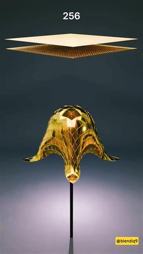 4 to 1000000 cloth faces planes falling on sphere ‪@BlendiQ9‬ #asmr #animation #blender