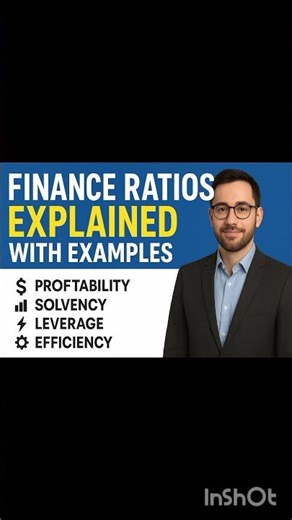 Financial ratios explained with example #startup #job #tax #economy #financialratios