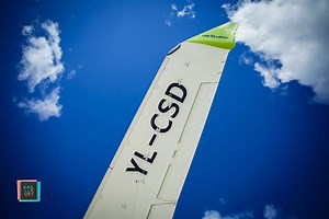 4.8K views · 170 reactions | Our fleet is growing – the 4th CS300 aircraft has arrived. Welcome home YL-CSD! #CS300airBaltic | airBaltic | Facebook