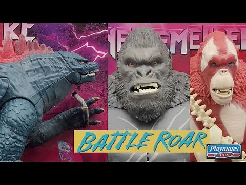 Godzilla x Kong Battle Roar Toys Unboxed | Playmates Toys