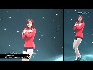[MPD직캠] 전효성 직캠 Good-Night Kiss JUN HYO SEONG Fancam @엠카운트다운_140605