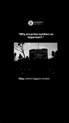 ~M on Instagram: "Prime numbers are the foundation of mathematics and modern technology. • Building blocks of numbers Every whole number can be broken down into primes. Just like atoms form matter, primes form all natural numbers. • Irregular and unpredictable They don’t follow simple patterns, which is exactly what makes them powerful and hard to exploit. • Backbone of cryptography Online banking, secure messaging, passwords, and blockchain systems rely on the difficulty of factoring very large