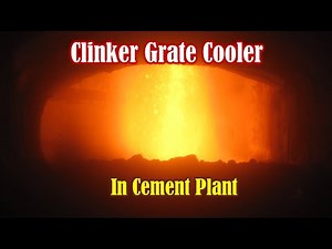 Grate Cooler Clinker Cooling System In Cement Plant _English Version