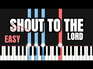 Hillsong Worship - Shout To The Lord | EASY PIANO TUTORIAL by Synthly Piano