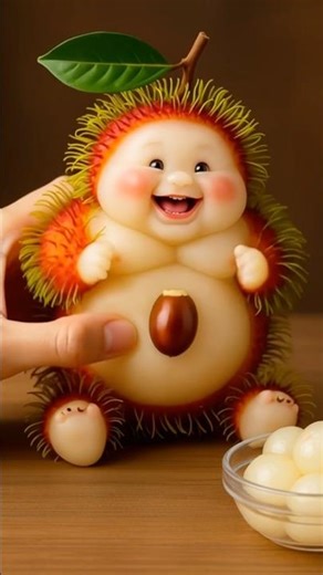 Cute Lychee Baby Eating ASMR 🍇 | Super Satisfying Crunchy Sounds | Relaxing Baby Mukbang #asmr