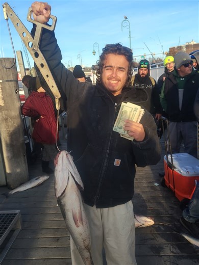 Miss Belmar • Whale Watching & Fishing NJ on Instagram: "MISS BELMAR PRINCESS – FISHING REPORT We had a steady pick throughout the day. Some drifts produced better than others, when the birds came up, we’d grab a few before having to move again. By the end of the trip, we wound up with a good catch of fish. About 95% of the boat caught, with a handful of customers landing 3–4 each. Our regular, Cam, was today’s Miss Belmar Princess pool winner and high hook with 9 fish. We’re back at it tomorrow