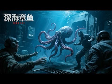 [2025 Monster Movie] Giant Deep-sea Octopus Attacks Human Base, Everyone in Crisis