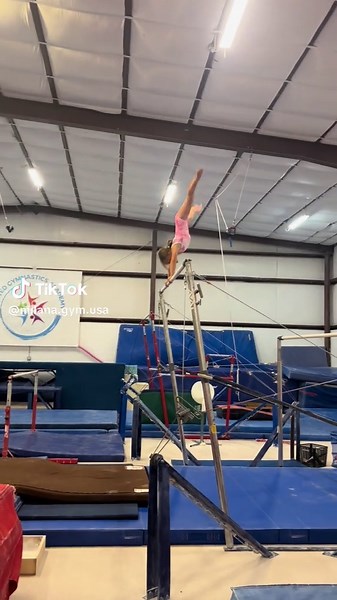 Gymnastics Level 5 Techniques on Uneven Bars