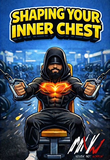The seated cable fly is one of the best ways to shape your inner chest because it keeps constant tension as your arms move inward. Sit tall, keep a slight bend in your elbows, and focus on squeezing your hands together at mid-chest to drive tension into the inner pecs. Control the return—don’t let the cables pull you back. #chestday #fitnesstips #gymtips #nevernotworkin #fitness