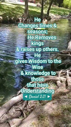 He controls course of world events; changes times, seasons, deposes kings & the path straight #trust