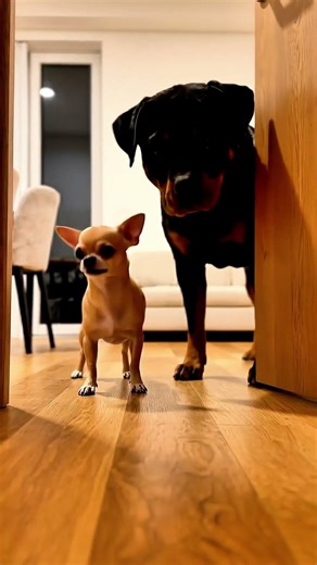 Big Dog vs Small Dog Challenge 🐕🐶 | Funny Video#shorts #trending #funny #viral #duet #motivation