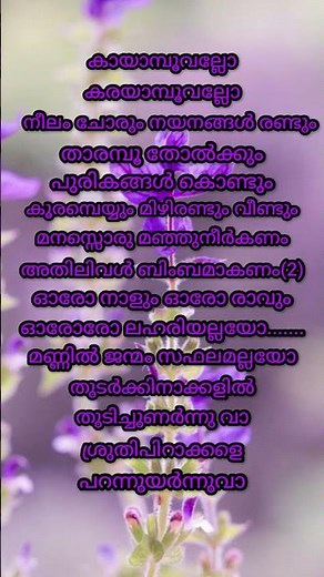 തുടർക്കിനാക്കളിൽ💞thudar kkinaakkalil ❤️ #malayalam