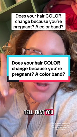 Hair and skin are very hormone sensitive so can pregnancy hormones cause you to have a color change to your hairs new growth? #thevagdoc **** This is general educational information not specific medical advice meant for any individual
