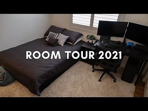 ROOM TOUR / GAMING SETUP 2021! | Small Aesthetic Room Setup (Men's Fashion)