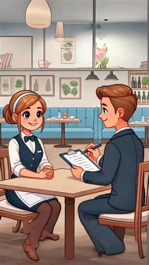 Cartia Sofia on Instagram: "Waitress Job Interview Tips: Key Questions and Answers to Land the Job! Are you preparing for a waitress job interview? Watch this helpful interview conversation to learn how to answer key questions and impress your future employer. Perfect for anyone wanting to improve their speaking skills and gain confidence in interviews! #WaitressInterview #JobInterviewTips #ImproveSpeakingSkills #InterviewPreparation #JobSearchHelp #WaitressLife #EnglishPractice #FluentEnglish #